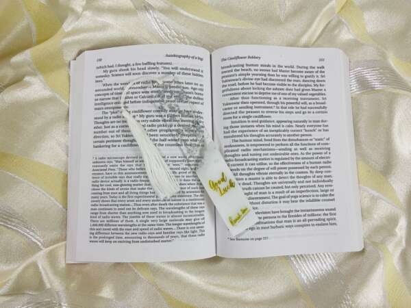 Autographed Bookmark by Chartmaster Ramesh Soni