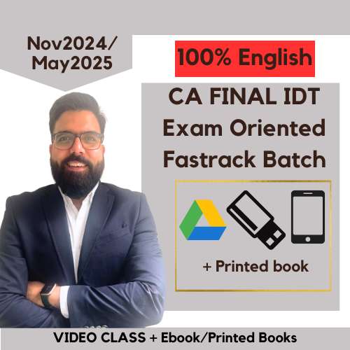 CA Final IDT English Exam Focused Fastrack for Nov24/May25