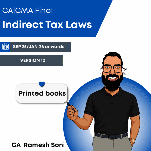 CA Final IDT Books Version 12 for Sep25/Jan26 onwards